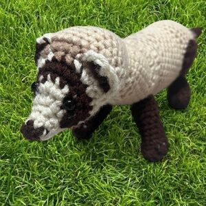 Handmade Crochet Ferret